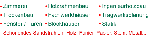 Zimmerei, Holzrahmenbau, Plauen, Fachwerksanierung, Fachwerkhäuser, Türen, Fenster, Dachstühle, Ingenieurholzbau, Trockenbau,